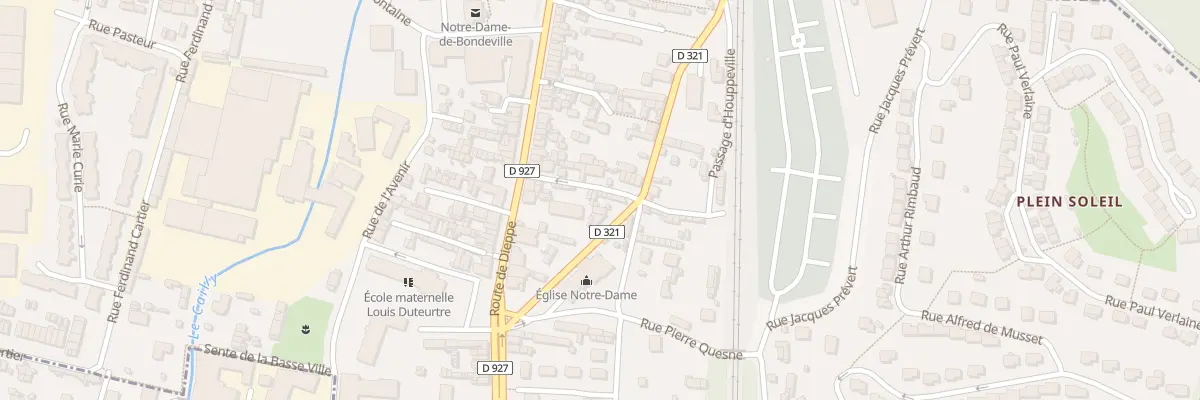 Plan du 6 Rue Gambetta à Notre-Dame-de-Bondeville