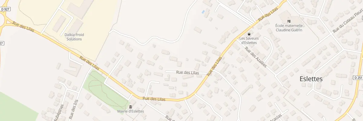 Plan du 33A Rue des Lilas à Eslettes