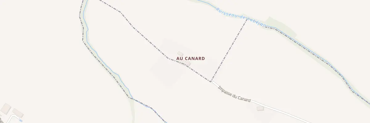 Plan du 5020 Au Canard à Seysses-Savès