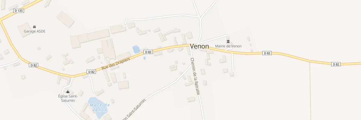 Plan du 22 Rue des Drapiers à Venon