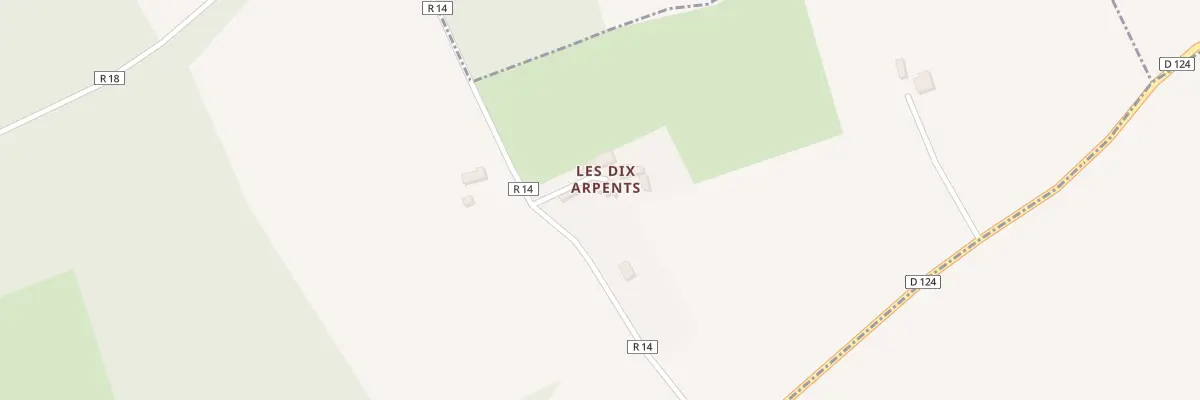 Plan du 4 Les 10 Arpents à Luigny