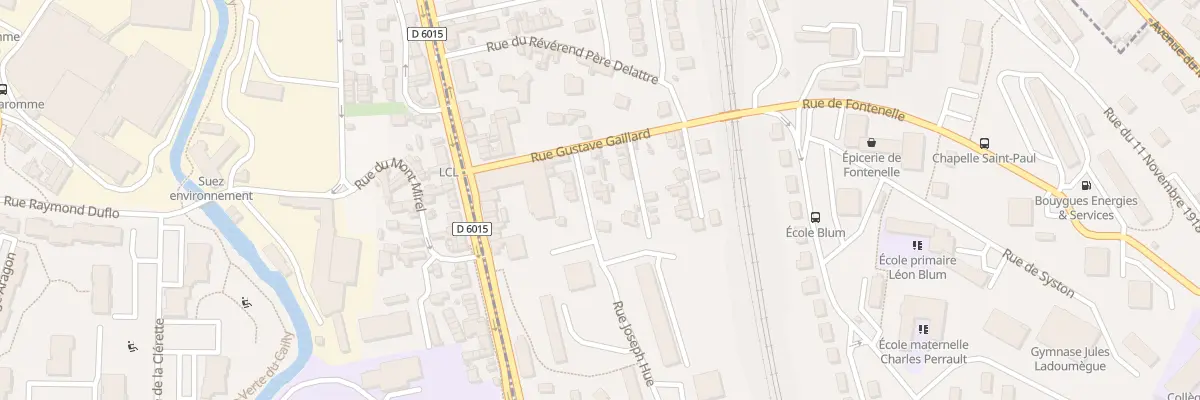 Plan du 120 Rue Joseph Hue à Déville-lès-Rouen