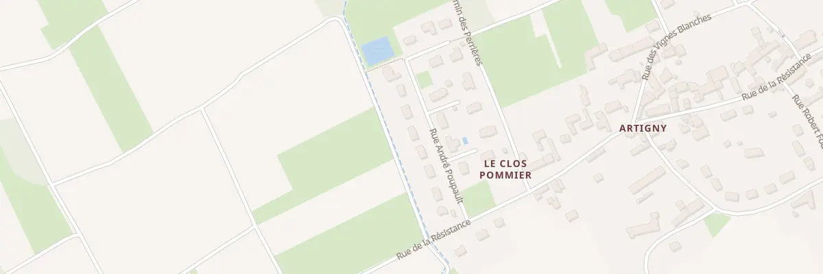 Plan du 5 Rue André Poupault à Chargé