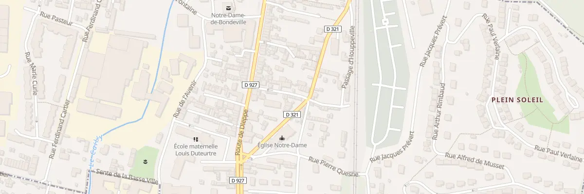 Plan du 8 Rue Gambetta à Notre-Dame-de-Bondeville