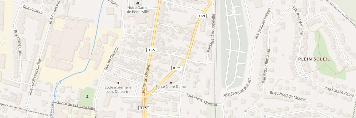 Plan du 10 Rue Gambetta à Notre-Dame-de-Bondeville