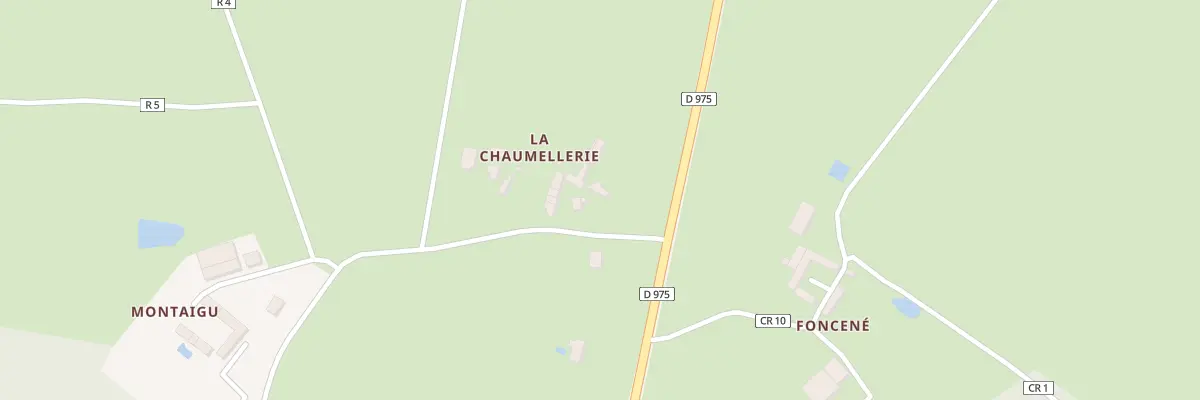 Plan du 2 La Chaumelerie à Lureuil