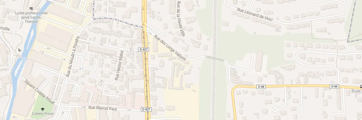 Plan du 104 Rue des Longs Vallons à Notre-Dame-de-Bondeville