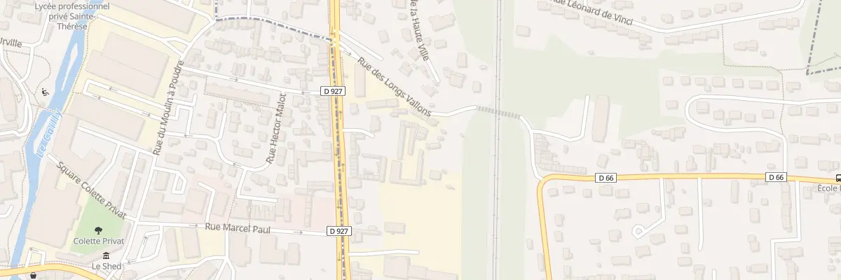 Plan du 128 Rue des Longs Vallons à Notre-Dame-de-Bondeville
