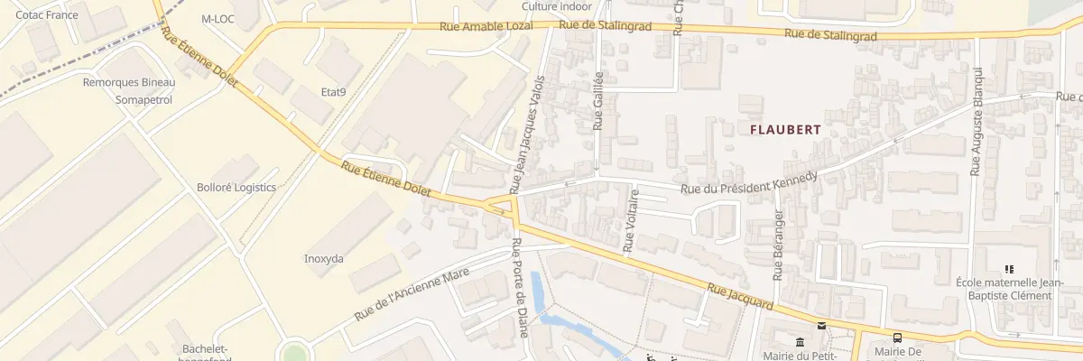 Plan du 9 Rue du President Kennedy au Petit-Quevilly