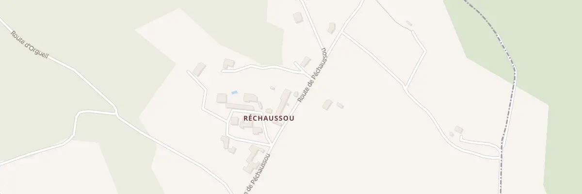 Plan du 5026 Pechaussou à Mauroux