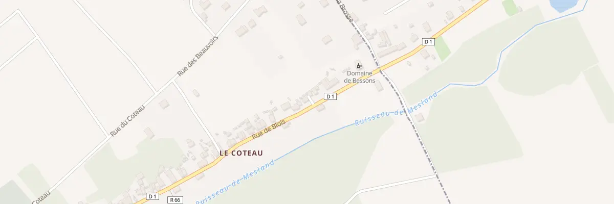 Plan du 1 Imp des Rochers à Limeray