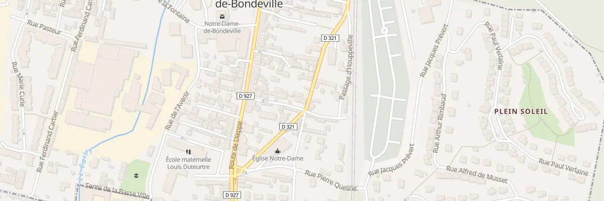 Plan du 15 Rue Gambetta à Notre-Dame-de-Bondeville
