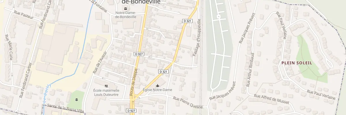 Plan du 17 Rue Gambetta à Notre-Dame-de-Bondeville
