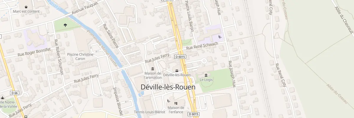 Plan du 299 Rte de Dieppe à Déville-lès-Rouen