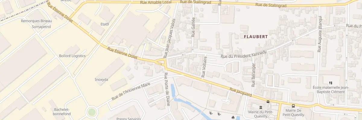 Plan du 6 Rue du President Kennedy au Petit-Quevilly