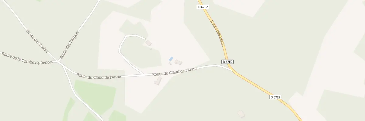 Plan du 73 Terme de la Grezaudie à Ajat