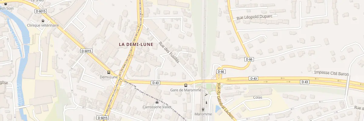 Plan du 15 Rue des Fusillés à Notre-Dame-de-Bondeville