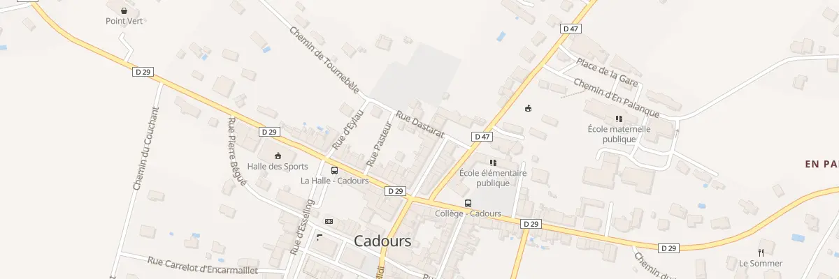 Plan du 4 Rue de la Mairie à Cadours