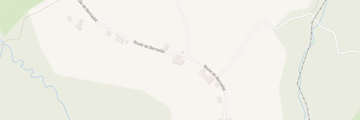 Plan du 190 Bernadat à Betchat