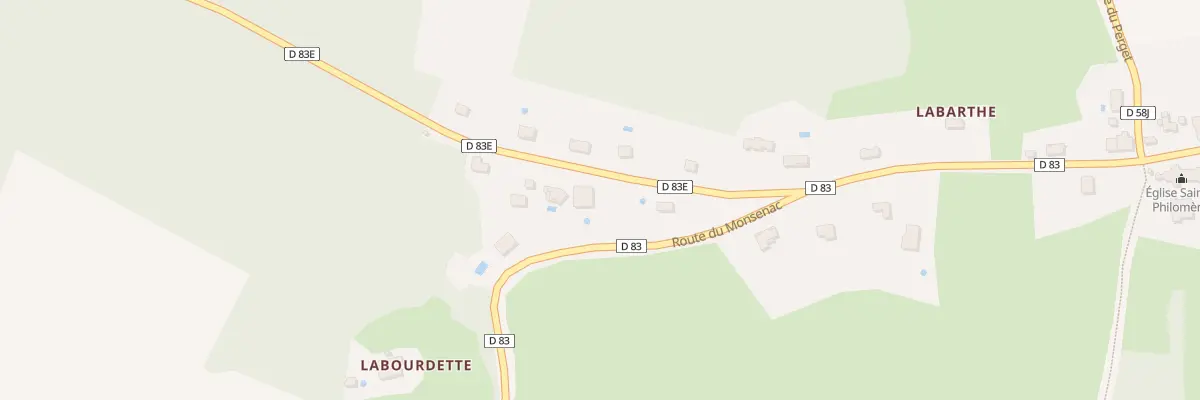 Plan du 79 Labourdette à Lautignac