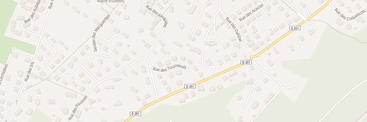 Plan du 7 Rue des Tournesols à Eslettes
