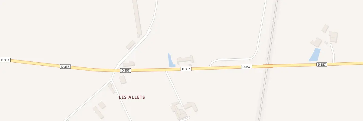 Plan du 7 Les Allets à Danzé