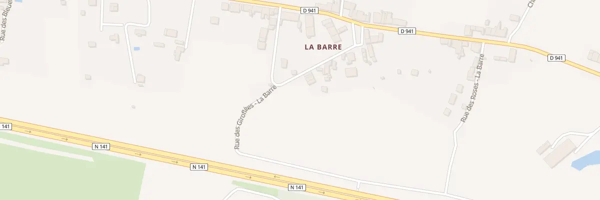 Plan du 1 Rue des Giroflees La Barre à Veyrac