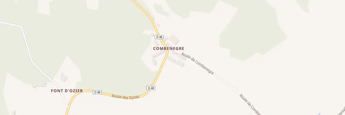 Plan du 147 Combenègre à Meyrals