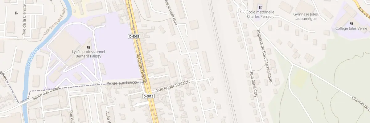 Plan du 55E Rue Joseph Hue à Déville-lès-Rouen