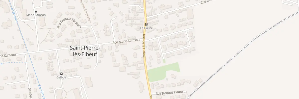 Plan du 599 Rue de la Haline à Saint-Pierre-lès-Elbeuf