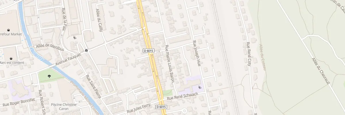 Plan du 30 Rue Baron à Déville-lès-Rouen