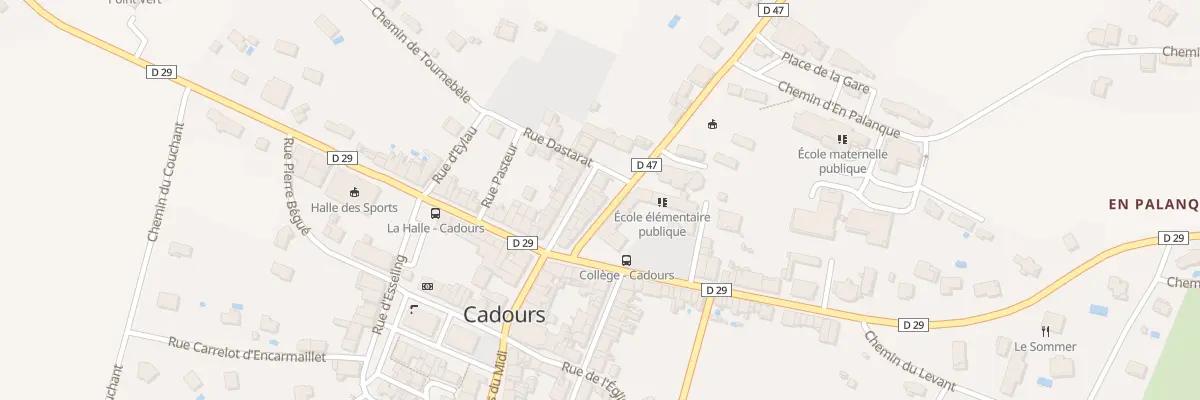 Plan du 5 Rue de la Mairie à Cadours