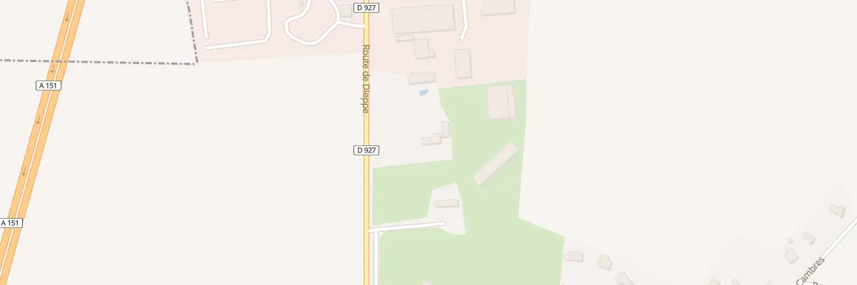 Plan du 256 Rte de Dieppe à Anceaumeville