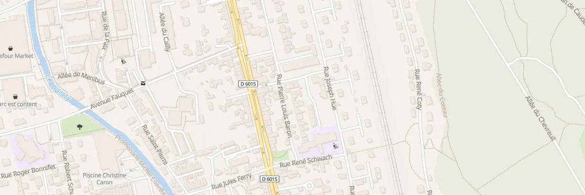 Plan du 28 Rue Baron à Déville-lès-Rouen
