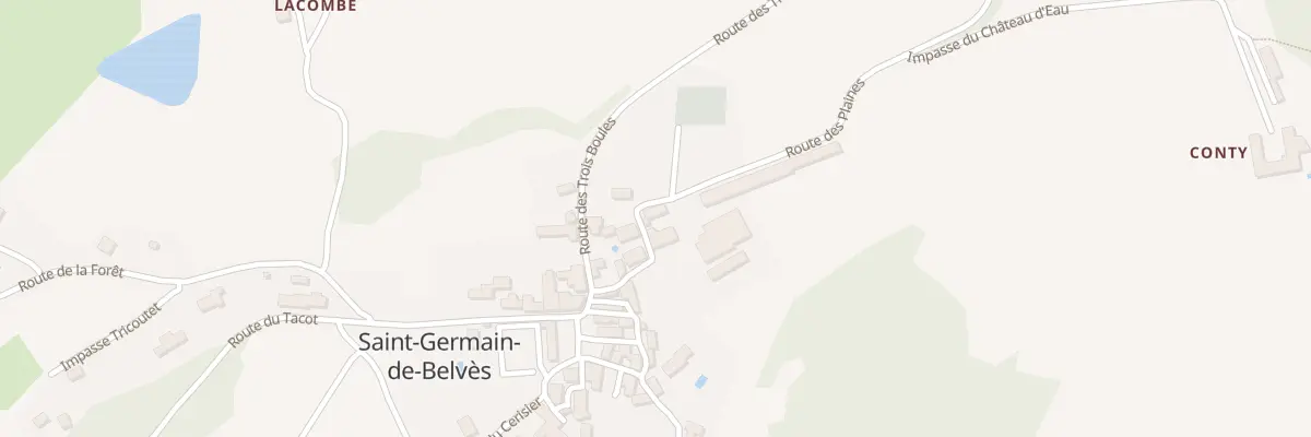 Plan du 126 Rte des Plaines à Saint-Germain-de-Belvès