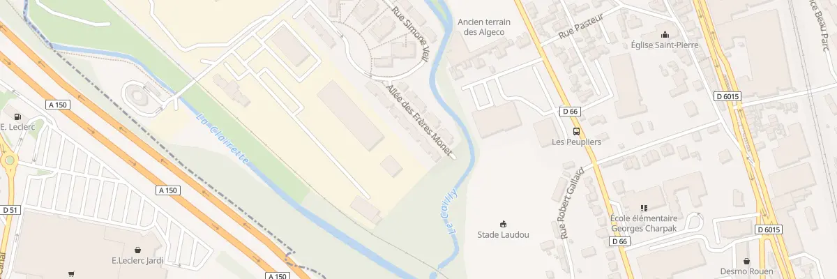 Plan du 15 All des Frères Monet à Déville-lès-Rouen