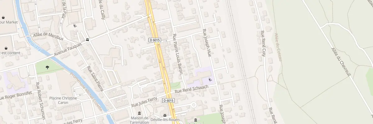 Plan du 22 Rue Baron à Déville-lès-Rouen