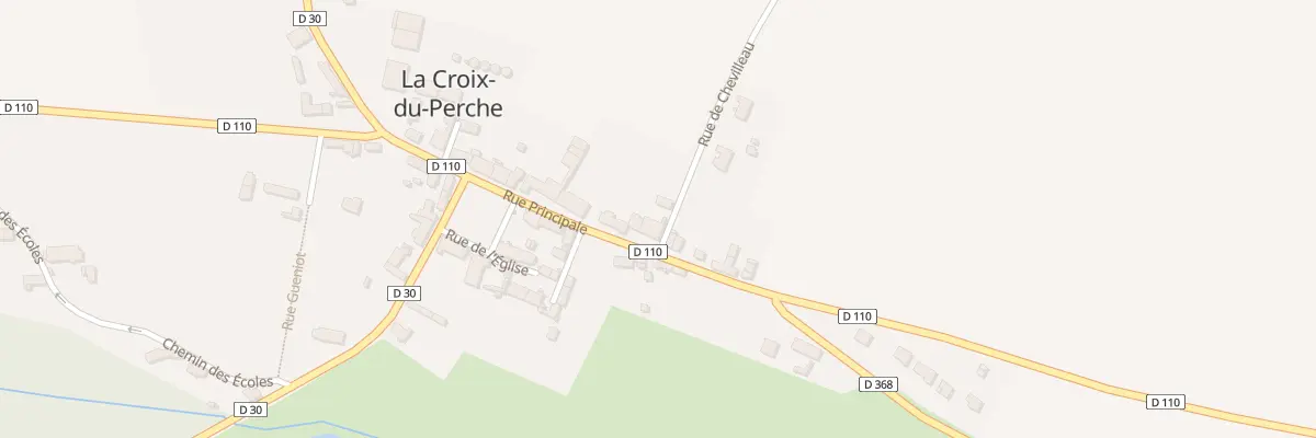 Plan du 15 Rue Principale à La Croix-du-Perche