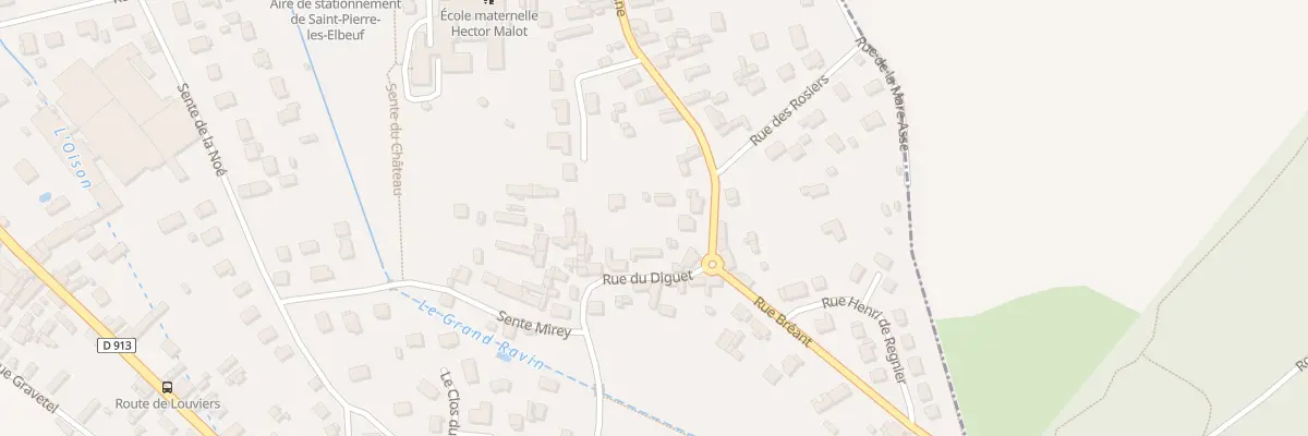 Plan du 34 Rue du Diguet à Saint-Pierre-lès-Elbeuf