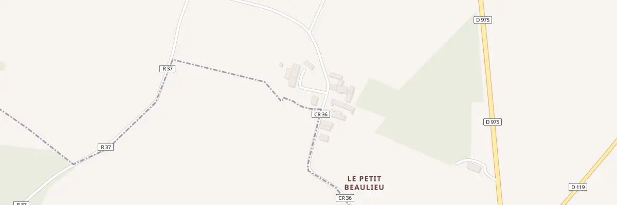 Plan du 5 Rue du Petit Beaulieu au Blanc