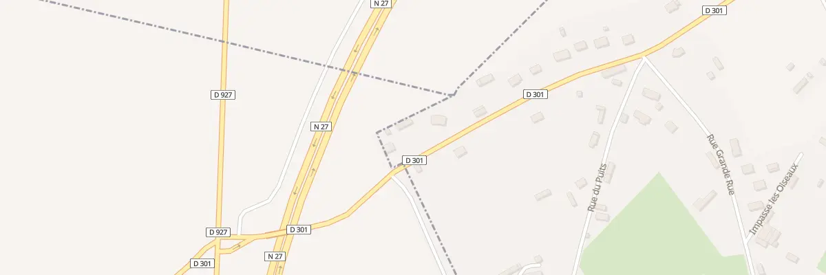 Plan du 45 Rue Fonds de Saint Nicolas à Saint-Denis-sur-Scie