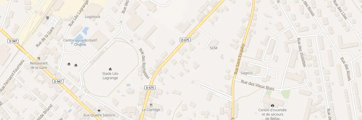 Plan du 30 Rue Pierre Merlin à Bellac