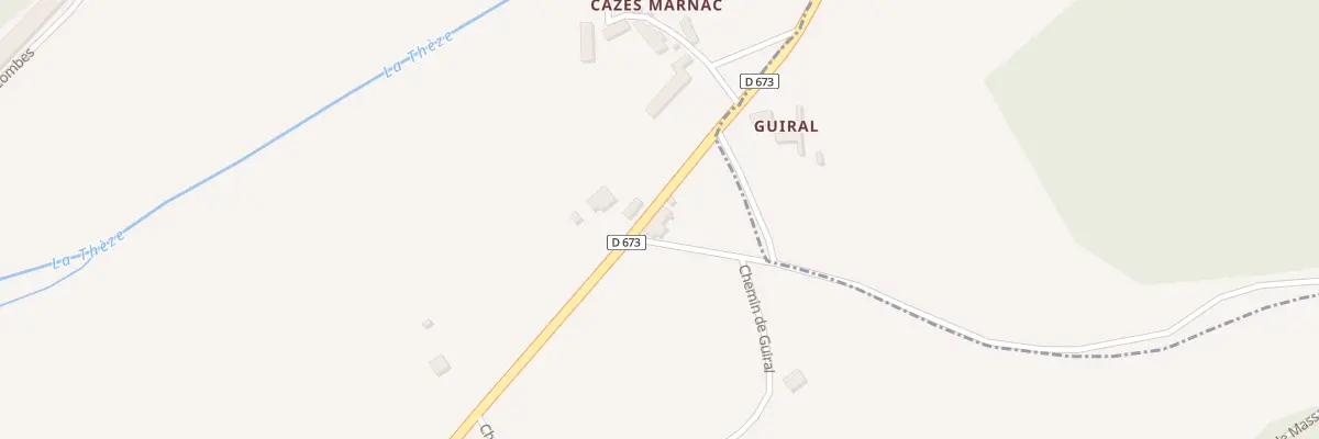 Plan du 321 Rte de la Bouriane à Saint-Martin-le-Redon