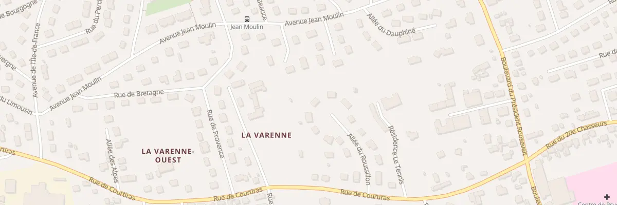 Plan du 13 All du Roussillon à Vendôme