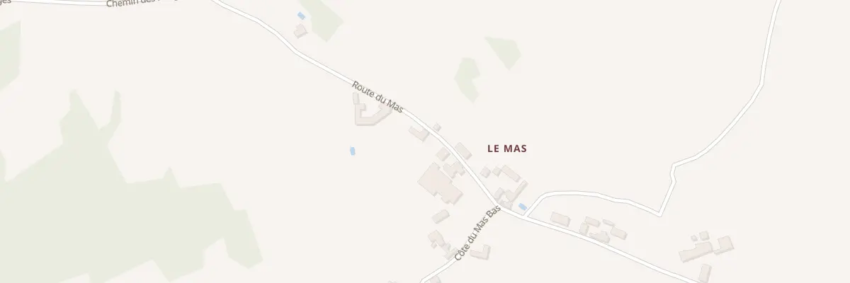 Plan du 18 Le Mas à Carves