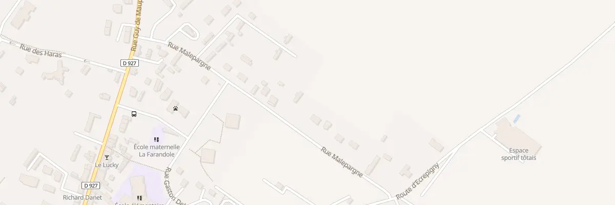 Plan du 13 Rue Malepargne à Tôtes