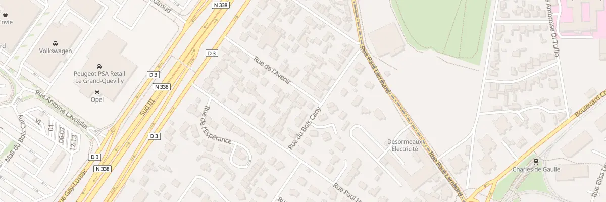 Plan du 16 Rue de l’Avenir au Grand-Quevilly