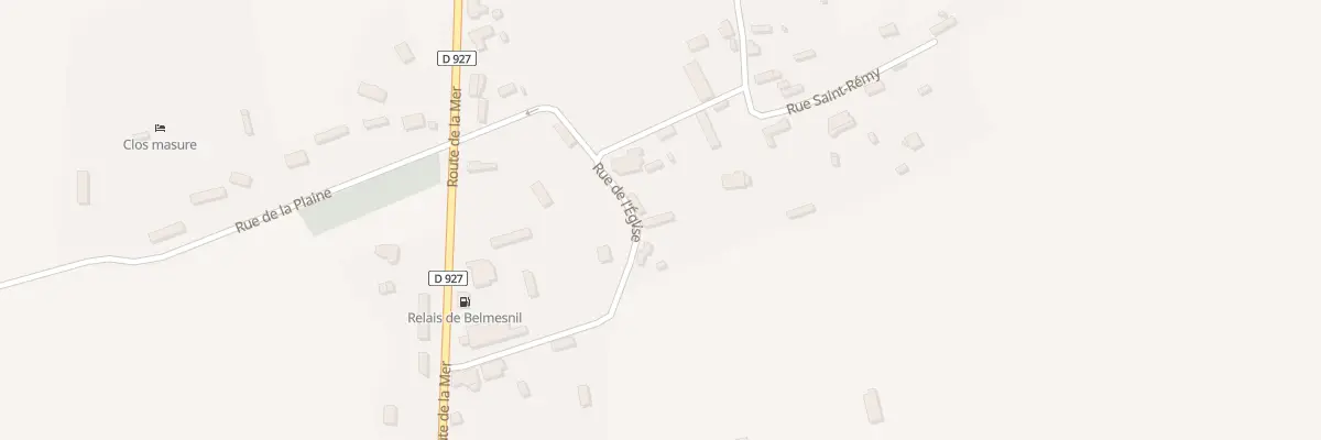 Plan du 12 Rue de l’Eglise à Belmesnil