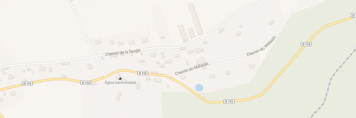 Plan du 3 Che du Malassis à Feuguerolles