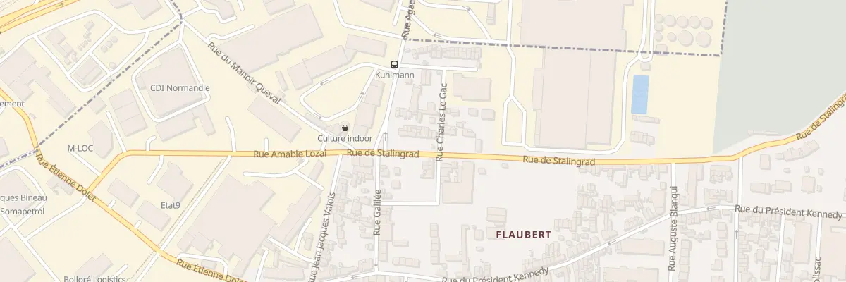 Plan du 21A Rue de Stalingrad au Petit-Quevilly